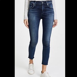 AGOLDE Sophie High Rise Crop Jeans - Claremont